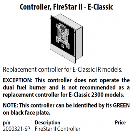 Contrôleur FireStar II pour E-Classic