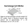 ÉCHANGEUR DE CHALEUR eau-air (100K BTU)