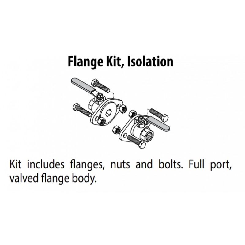 Kit de bride d'isolation Filetage 1-1/4″