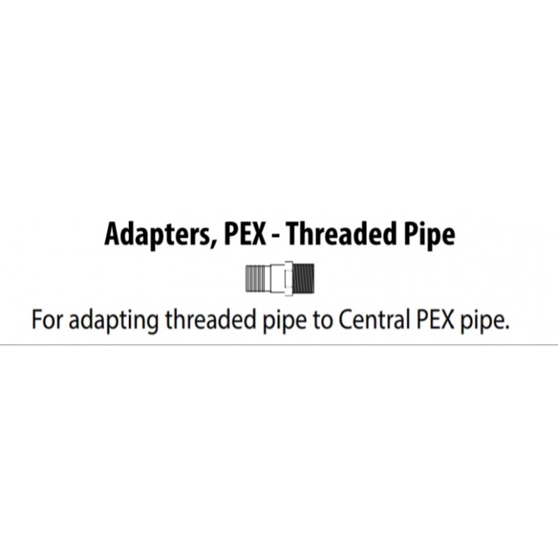 PEX Adapter, 1" PEX x 1" MIP fittings