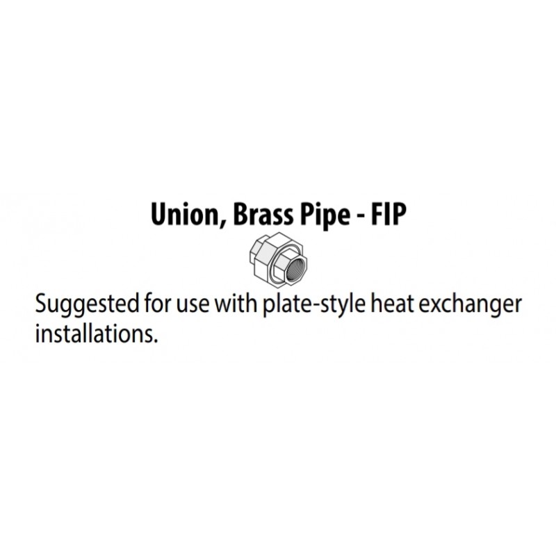 Brass Pipe Union, 1-1/4"