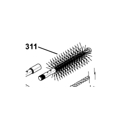 Brosse de conduit M175- E2300