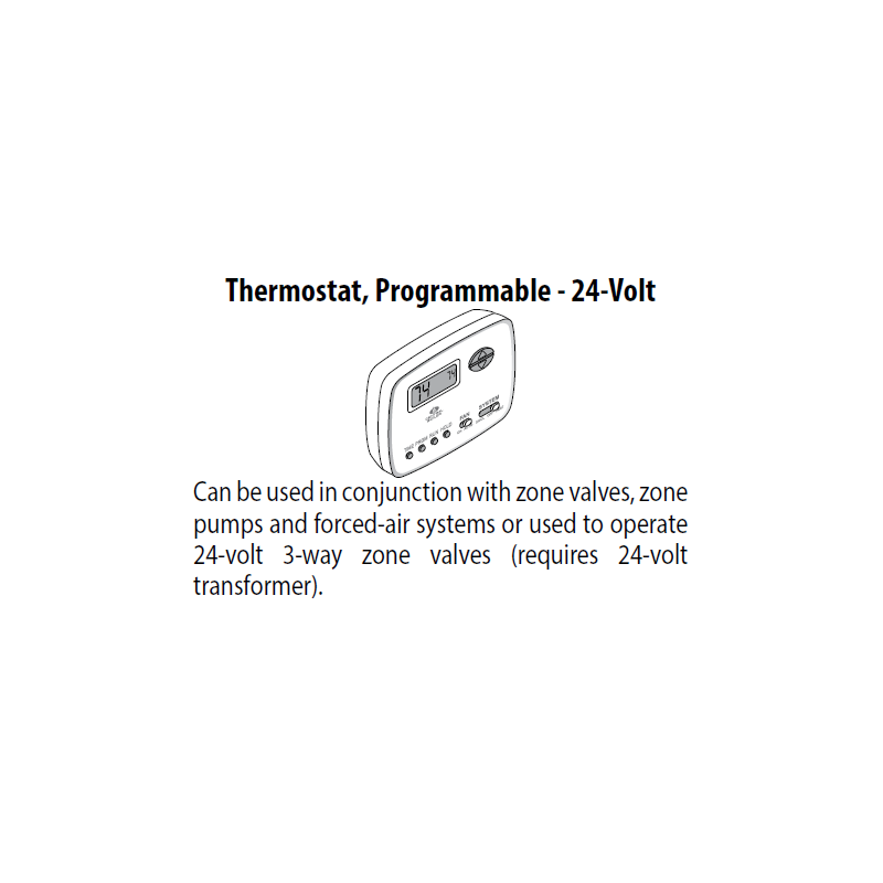 Thermostat programmable de 24 volts usagé