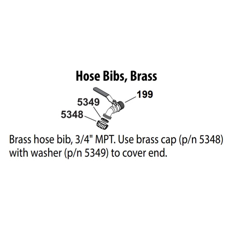 Ball valve Hose Bib, 3/4"MPT