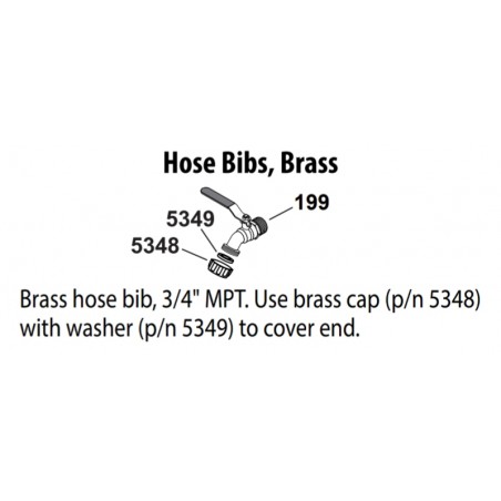 Ball valve Hose Bib, 3/4"MPT