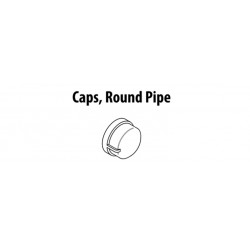 1-1/4" Round Pipe Cap