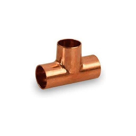 Tee, Copper Pipe, 1" x 1" x 1" sweat fittings