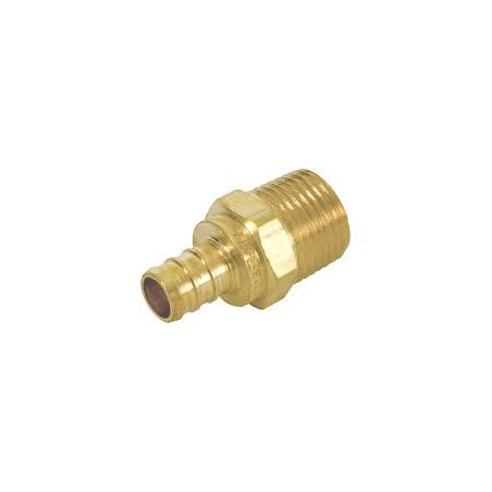 PEX Adapter, 1/2" PEX x 3/4" MIP fittings