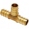 Brass PEX Tee, 1/2"