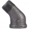 Coude de rue NPT 45˚ 3/4"(noir)