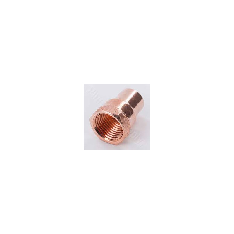 Female Adapter, 1" sweat x 3/4" FIP copper fittings