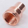 Female Adapter, 1" sweat x 3/4" FIP copper fittings