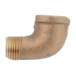 90˚ Street Elbow, Brass, 3/4"