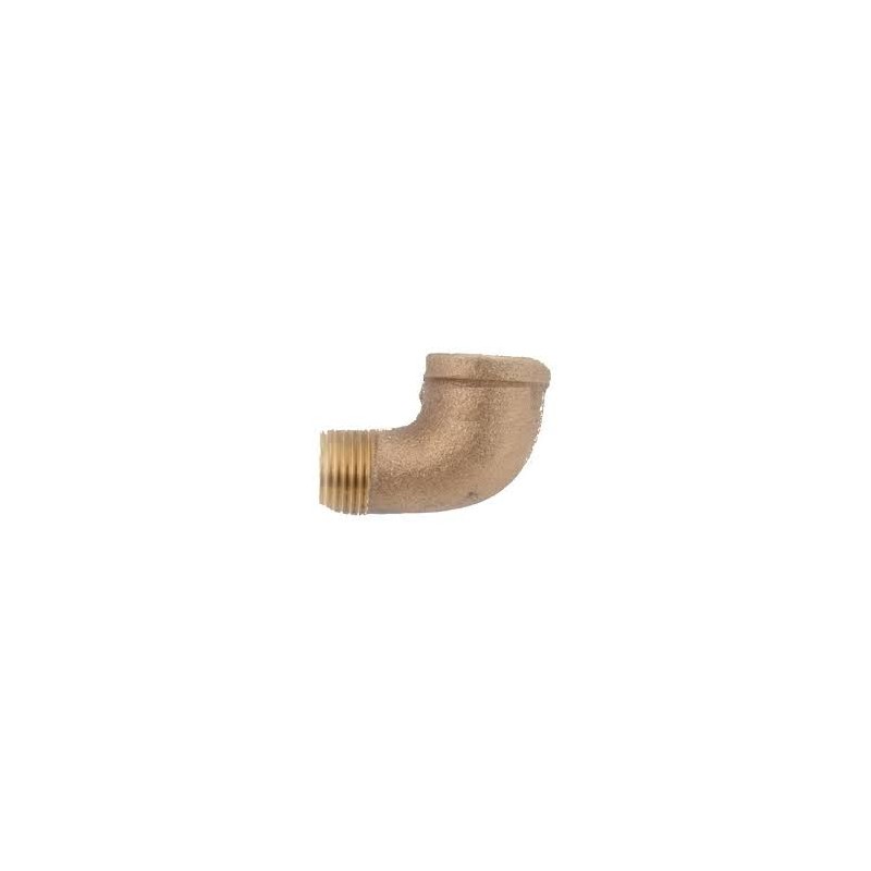 90˚ Street Elbow, Brass, 3/4"