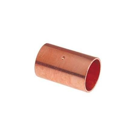 Copper Coupling, 1" sweat x 1" sweat fittings