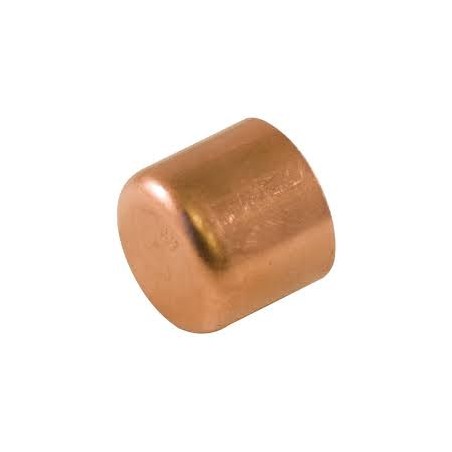 Copper End Cap, 1" sweat fitting