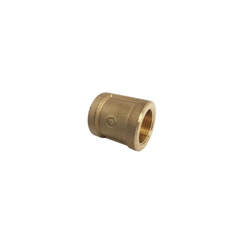 Brass Coupling, 3/4" thread NPT