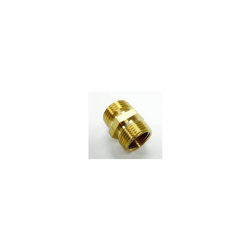 Brass Adapter, 3/4" male hose x 3/4" male pipe