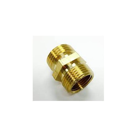 Brass Adapter, 3/4" male hose x 3/4" male pipe