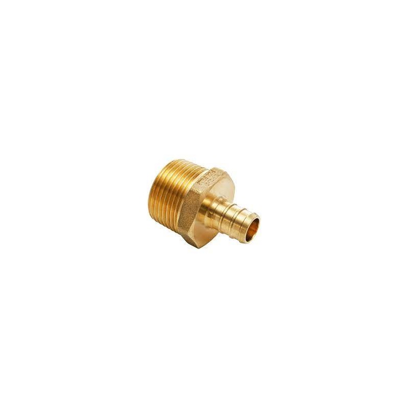 PEX Adapter, 1/2" PEX x 3/4" MIP fittings