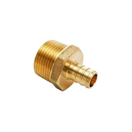 PEX Adapter, 1/2" PEX x 3/4" MIP fittings