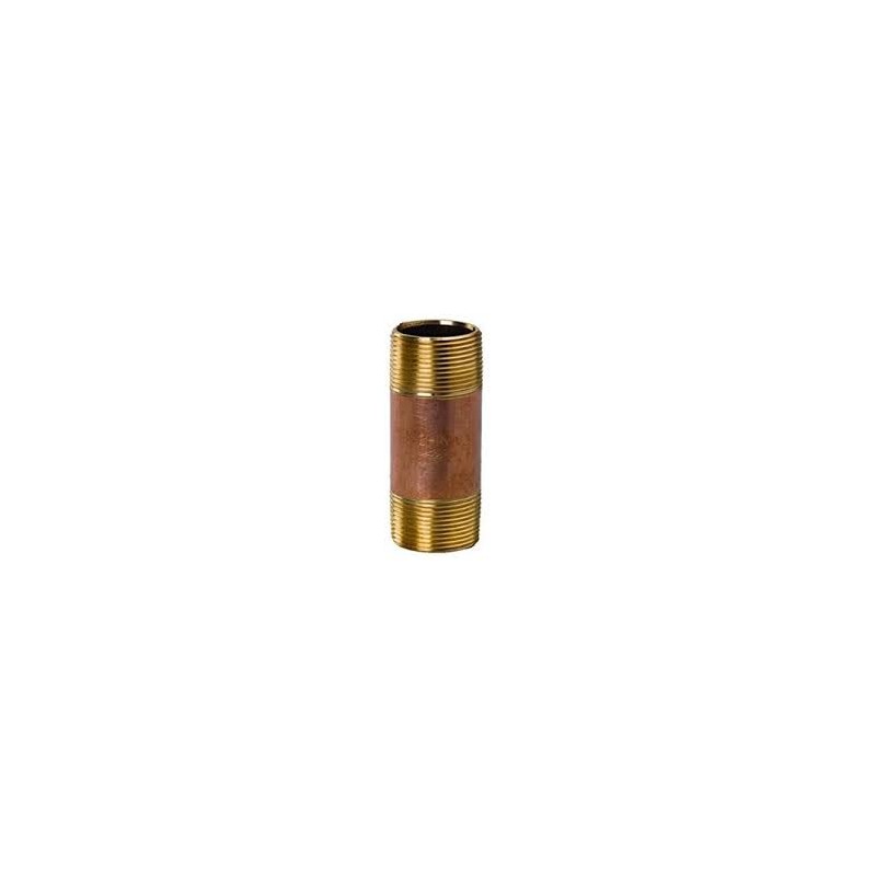 Mamelon, Laiton, 3/4" x 2" NPT