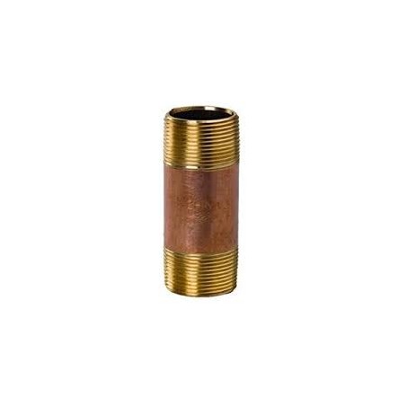 Mamelon, Laiton, 3/4" x 2" NPT