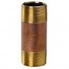 Mamelon, Laiton, 3/4" x 2" NPT