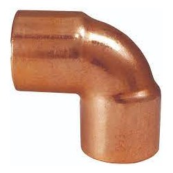 90˚ Elbow, Copper Pipe, 1"...