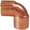 90˚ Elbow, Copper Pipe, 1" x 1" sweat fittings