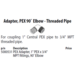 Adaptateur Pex Coude 90',...