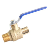 Ball valve brass 3 / 4" male threaded x pex 1"