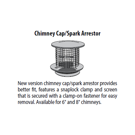 8" Chimney Cap/Spark Arrestor